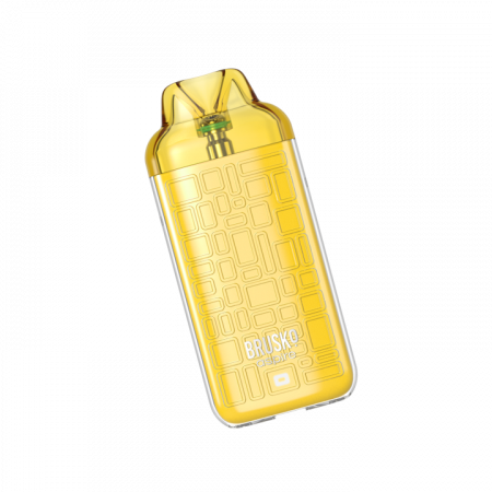 POD-система Brusko FLEXUS Fit (Желтый, 850 mAh, 18 W, 3,5 мл, Датчик затяжки)