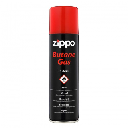 Газ высокой степени очистки ZIPPO для заправки зажигалок, бутан, 250 мл