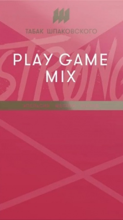 Шпаковский STRONG 40г (PLAY GAME MIX (Апельсин Малина Холод), Крепкий)