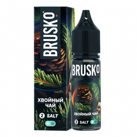 Жидкость Brusko Chubby salt 35ml 20mg (№2) (Хвойный Чай, Light)