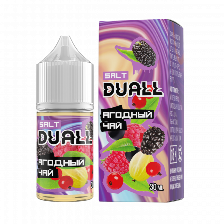 Жидкость Duall salt 30ml LIGHT 20mg (Ягодный чай, Light)