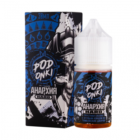 Жидкость Podonki Анархия 30ml 20mg Ultra (Грустная сказка с плохим концом из тамбовских дворов (Чизкейк с голубикой), Hard)