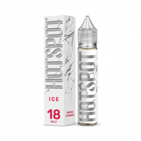 Жидкость HOTSPOT Ice 30ml 18mg S (Жвачка ледяная клубника, Light)