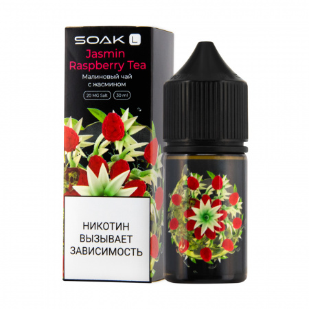 Жидкость SOAK L 30ml 20mg (Малиновый чай с жасмином, Light)