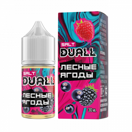 Жидкость Duall salt 30ml LIGHT 20mg (Лесные Ягоды, Light)