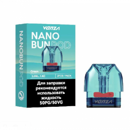 Картридж Vanza на Minican 1.0ohm 1/2 (Зеленый(Green))